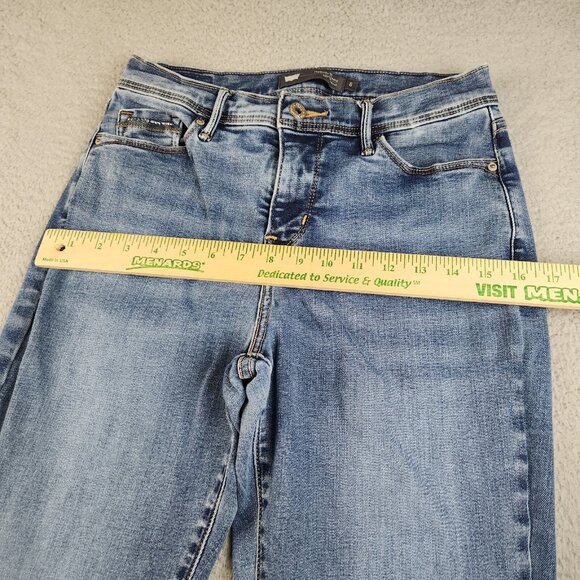 Levi's Perfectly Slimming Boot Cut 512 Jeans Women's 8 Blue Stretch Denim Pants - Picture 5 of 12